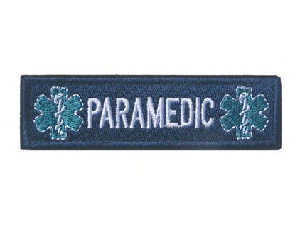 Paramedic Velcro Patch Blue