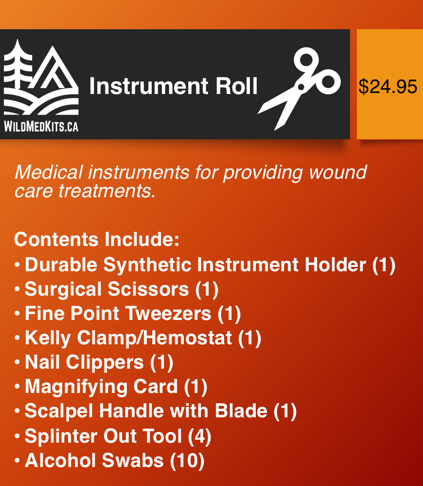 First Aid Instrument Roll – wildmedkits