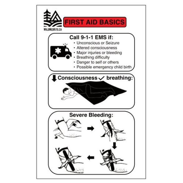First Aid Basics Card – wildmedkits