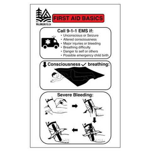 First Aid Basics Card