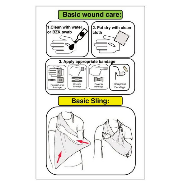 First Aid Basics Card