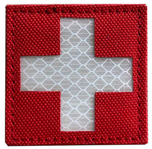 Embroidered Patch - First Aid AED CPR Trained 4 inch