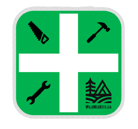 Wilderness First Aid Certified 3”Patch and Vinyl Sticker Decal Set NEW FREE  SHIP